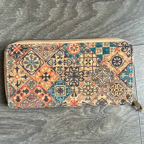 Portuguese cork wallet multicolour - Picture 2 of 6